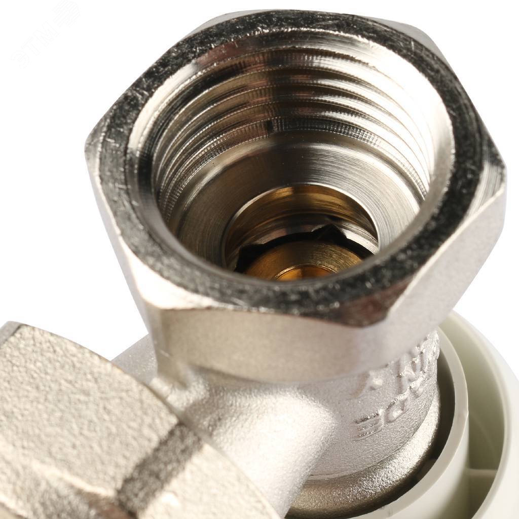 Клапан ручной терморегулирующий с неподъемным шпинделем, угловой 1/2 SVRs 1152 000015 STOUT - превью 6