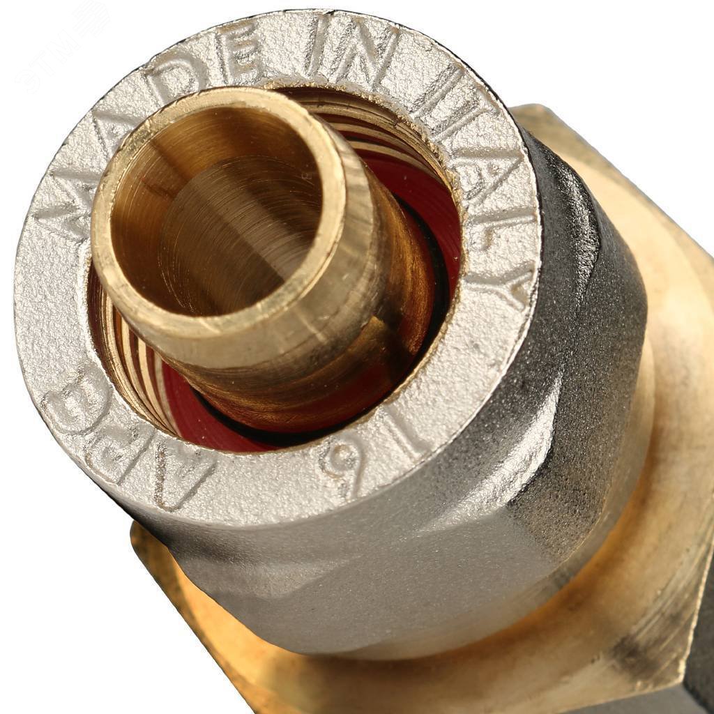 Переходник с внутренней резьбой 3/4'х16 для металлопластиковых труб винтовой SFS-0002-003416 STOUT - превью 6