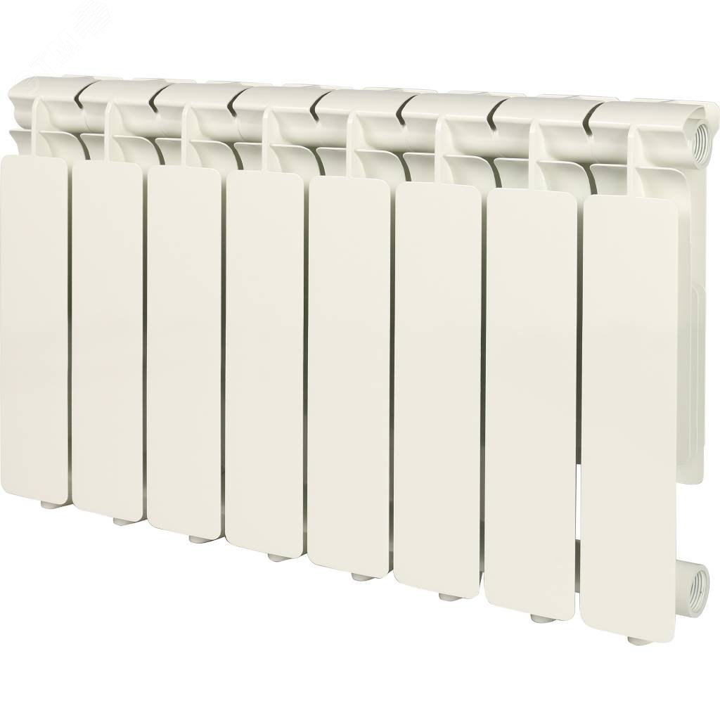 Изображение товара Радиатор алюминиевый секционный 350/80/8 боковое подключение (шт)