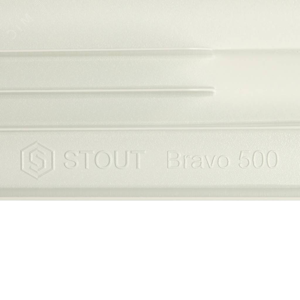 Радиатор алюминиевый секционный 500/80/10 боковое подключение SRA-0110-050010 STOUT - превью 9