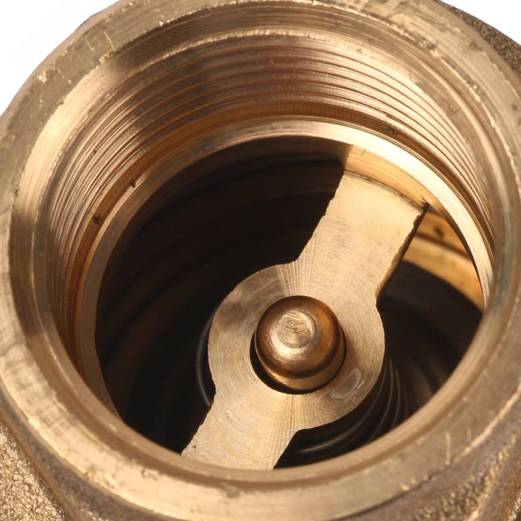 Клапан обратный пружинный муфтовый 3/4' с металлическим седлом SVC-0011-000020 STOUT - превью 4