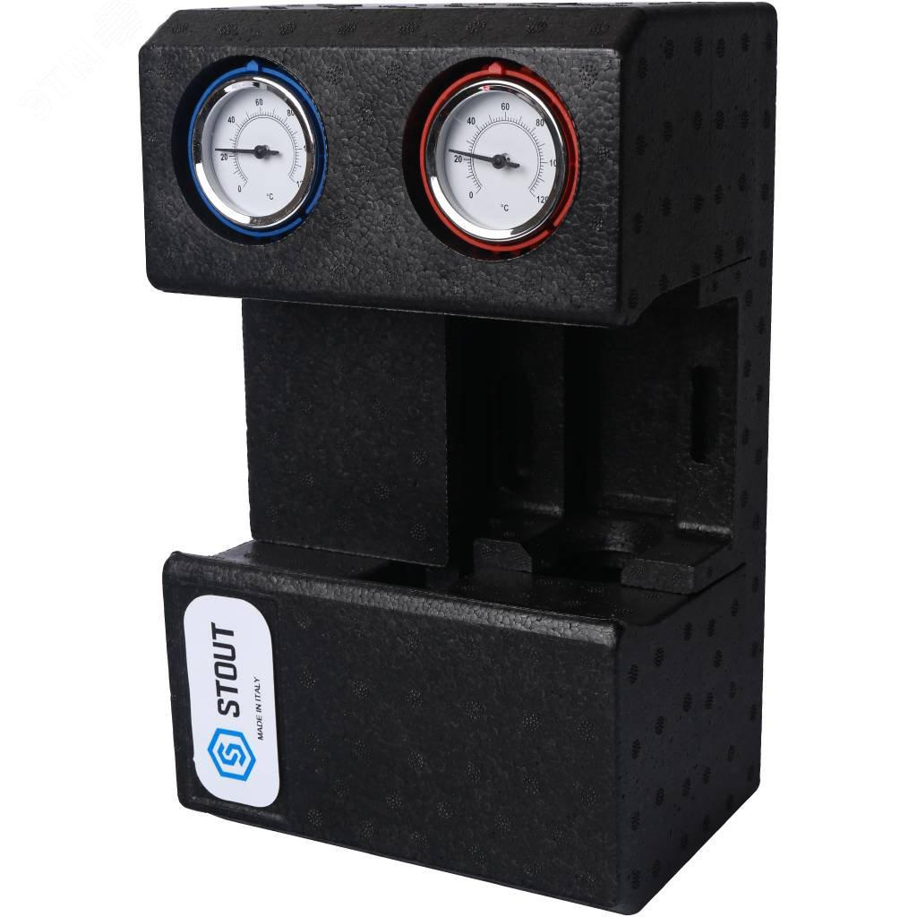 Изображение товара Группа насосная с прямым контуром 3/4' без насоса в теплоизоляции (шт)