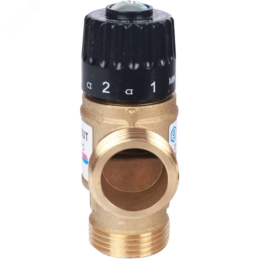 Клапан термостатический смесительный для сиcтем отопления и ГВС 1' резьба SVM-0120-256025 STOUT - превью 4
