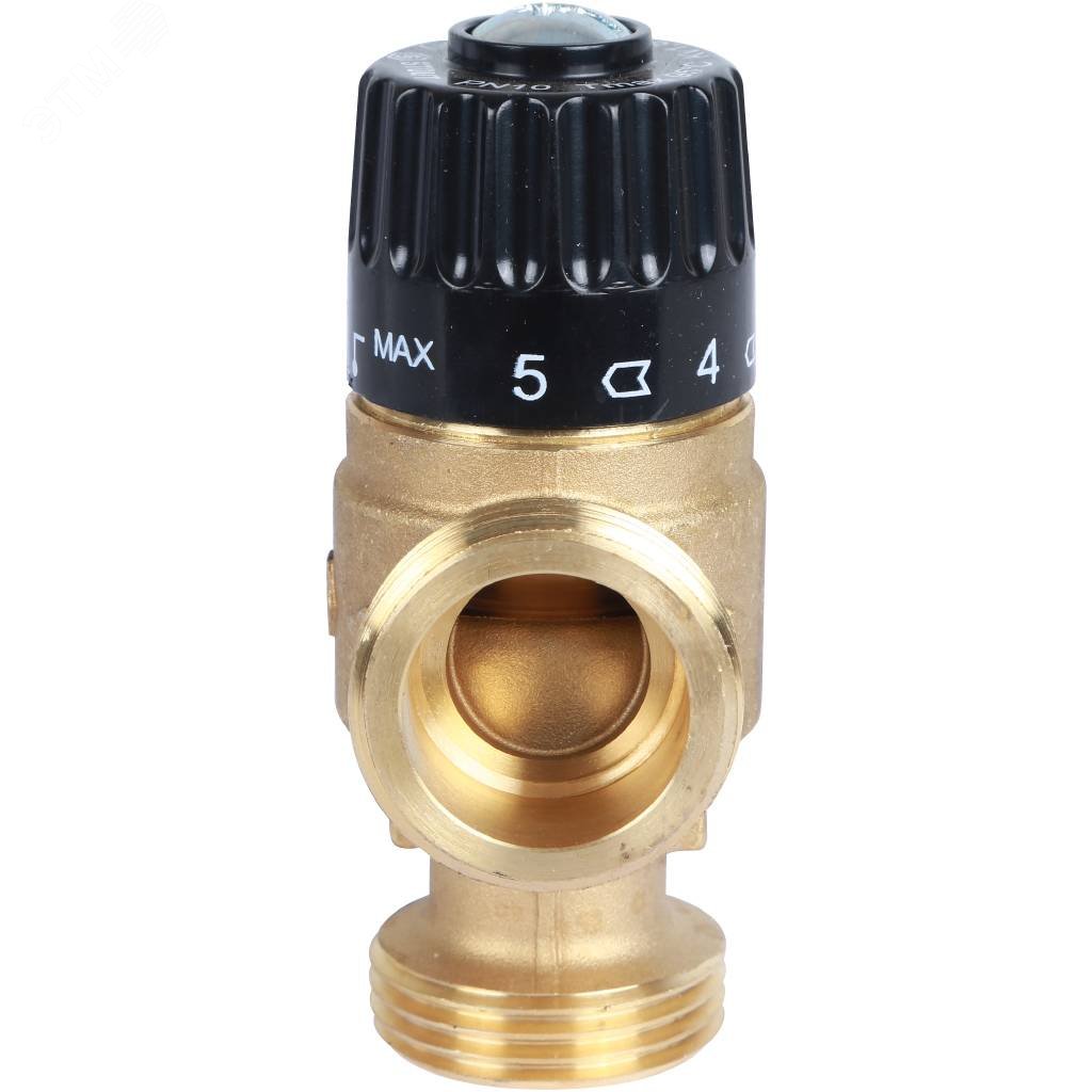 Клапан термостатический смесительный для систем отопления и ГВС 1' НР 30-65гр Kvs=1,8 SVM-0125-186525 STOUT - превью 5