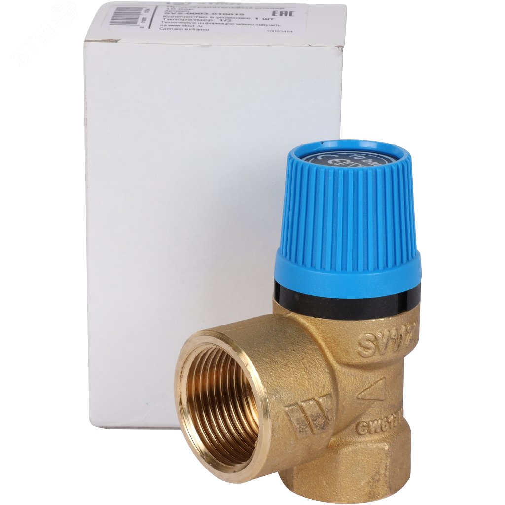 Клапан предохранительный для систем водоснабжения 10-1/2' SVS-0003-010015 STOUT - превью 7