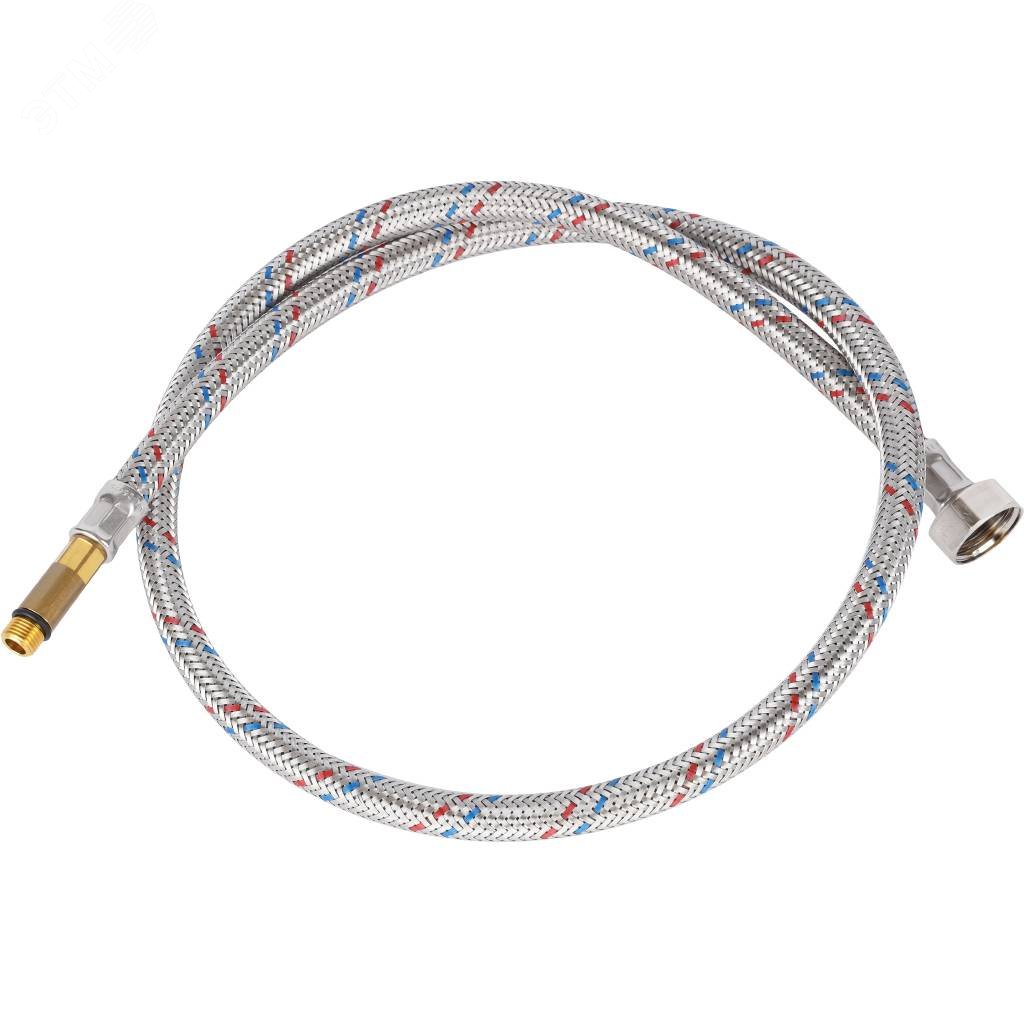 Изображение товара Гибкая подводка для смесителя M10x35 1/2 ВР длина 100 см STOUT