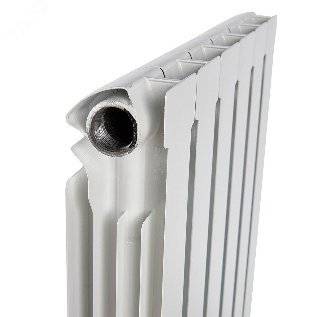 Радиатор биметаллический секционный 500/80/6 боковое подключение SRB-2310-050006 STOUT - превью 6