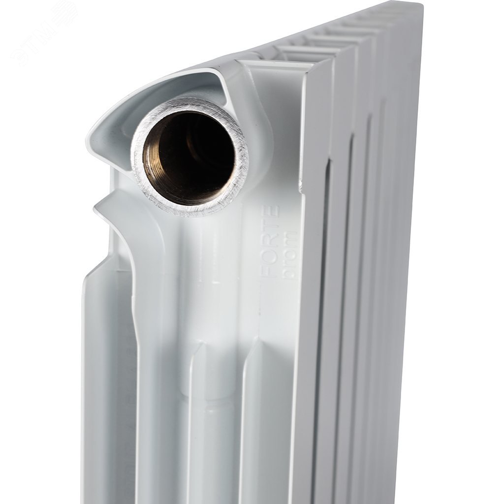 Радиатор биметаллический секционный 500/80/10 боковое подключение SRB-2310-050010 STOUT - превью 8