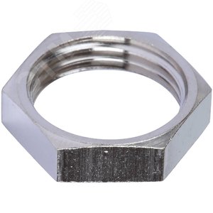 Контргайка никелированная 3/8' - фото 1