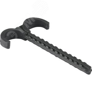 Дюбель-крюк двойной для труб д.32мм, длина 80мм - фото 1