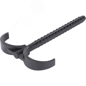 Дюбель-крюк двойной для труб д.32мм, длина 110 мм - фото 1