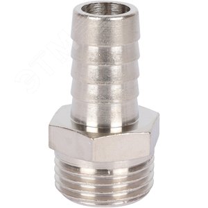 Штуцер НР никелированный 1/2'x14 - фото 1