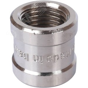 Муфта ВВ никелированная 1/4 - фото 1