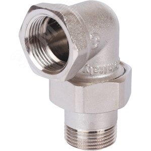Изображение товара Сгон разъемный ВН 3/4' угловой (американка), никелированный (шт)