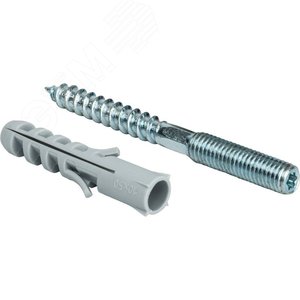 Шпилька сантехническая М8х80мм с дюбелем М 10х50 - фото 1