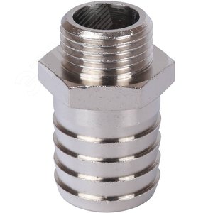 Штуцер НР никелированный 1/2'x25 - фото 1