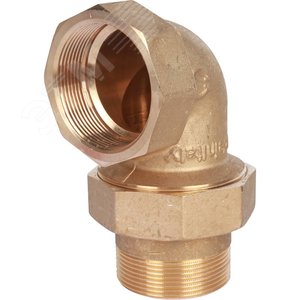 Соединение разъемное угловое 'американка' ВН, уплотнение под гайкой o-ring кольцо 2' - фото 1