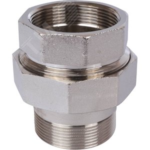 Сгон разъемный ВН 2' прямой (американка), никелированный - фото 1