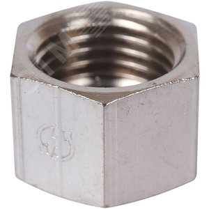 Заглушка ВР никелированная 1/4 - фото 1