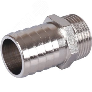 Штуцер НР никелированный 3/4'x25 - фото 1