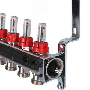 Коллектор из нержавеющей стали с расходомерами 13 вых. - фото 8