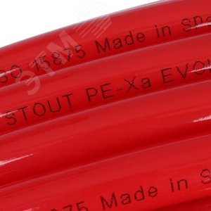 Труба из сшитого полиэтилена PEX-a EVOH 20х2,0 бухта 100м, красная SPX-0002-002020 STOUT - 6