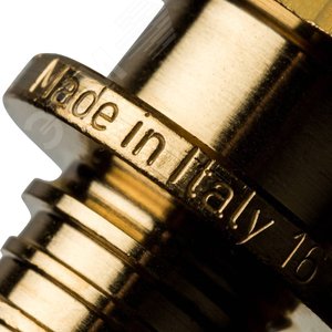 Переходник 16х3/4'НР с наружной резьбой, аксиальный, латунь - фото 7