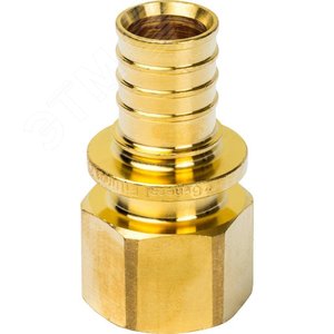 Переходник 25х3/4'ВР с внутренней резьбой, аксиальный, латунь - фото 2