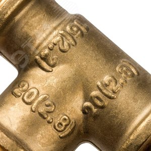 Тройник 20х20х16 переходной, аксиальный, для труб из сшитого полиэтилена - фото 6