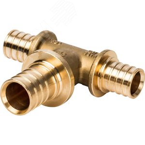 Тройник 20х25х20 переходной, аксиальный, для труб из сшитого полиэтилена - фото 1