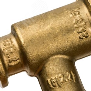 Тройник 25х16х16 переходной, аксиальный, для труб из сшитого полиэтилена - фото 6