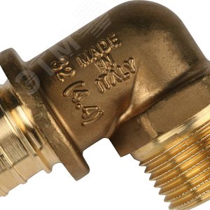 Угольник 32х1'НР переходной с наружной резьбой, аксиальный, латунь - фото 7