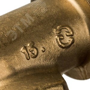 Угольник 25х3/4'ВР переходной с внутренней резьбой, аксиальный, латунь - фото 7