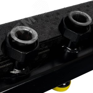 Коллектор распределительный стальной 4 отопительных контуратеплоизоляция DN25 - фото 9