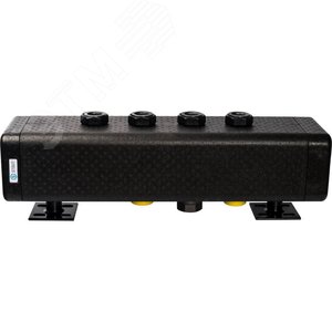 Коллектор распределительный стальной 2 отопительных контуратеплоизоляция DN32 - фото 2