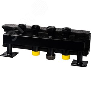 Коллектор распределительный стальной 2 отопительных контуратеплоизоляция DN32 - фото 4