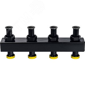 Коллектор распределительный стальной 2 (3) отопительных контуратеплоизоляция DN25 - фото 6