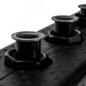 Коллектор распределительный стальной 3 (5) отопительных контуратеплоизоляция DN25 - фото 4