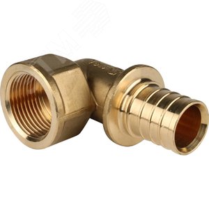 Угольник 32х1'ВР переходной с внутренней резьбой, аксиальный, латунь - фото 1