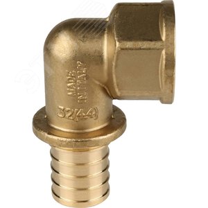 Угольник 32х1'ВР переходной с внутренней резьбой, аксиальный, латунь - фото 5