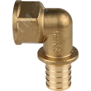 Угольник 32х1'ВР переходной с внутренней резьбой, аксиальный, латунь - фото 6