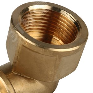 Угольник 32х1'ВР переходной с внутренней резьбой, аксиальный, латунь - фото 7