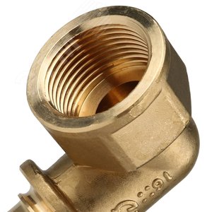 Угольник 32х1'ВР переходной с внутренней резьбой, аксиальный, латунь - фото 9