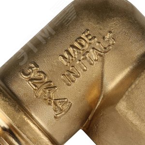 Угольник 32х1'ВР переходной с внутренней резьбой, аксиальный, латунь - фото 11