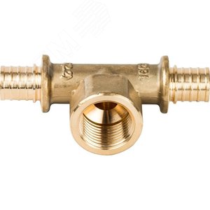 Тройник 16х1/2'Вх16 переходной с внутренней резьбой, аксиальный - фото 2