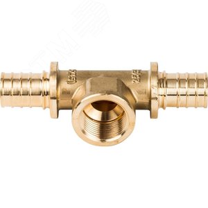 Тройник 25х3/4'Вх25 переходной с внутренней резьбой, аксиальный - фото 2