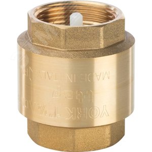 Клапан обратный пружинный муфтовый 1 1/4' с пластиковым седлом - фото 2