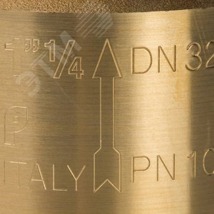 Клапан обратный пружинный муфтовый 1 1/4' с пластиковым седлом - фото 7