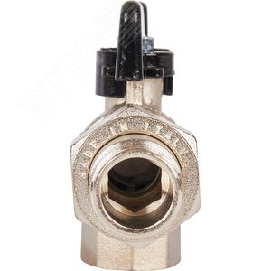 Кран шаровой со сгоном угловой 1/2' ВН ручка бабочка - фото 4