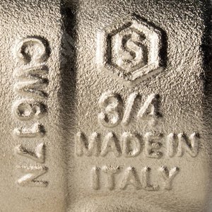 Кран шаровой со сгоном угловой 3/4' ВН ручка бабочка - фото 4